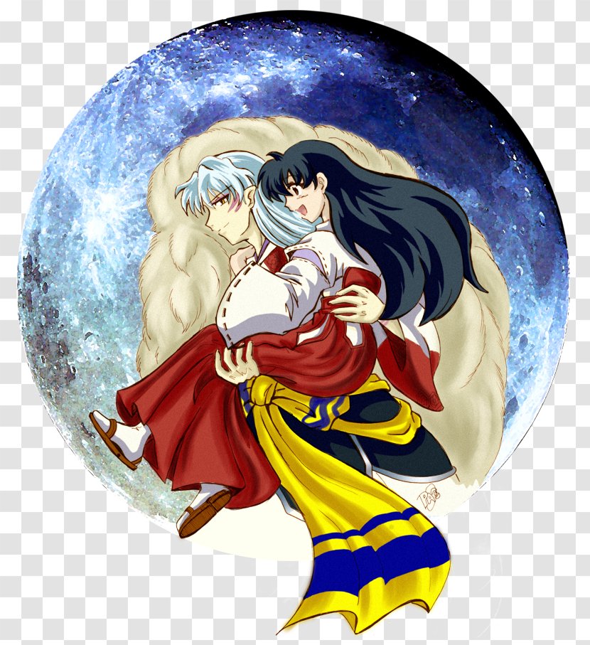 Sesshōmaru Kagome Higurashi Naraku Miroku Inuyasha - Watercolor Transparent PNG