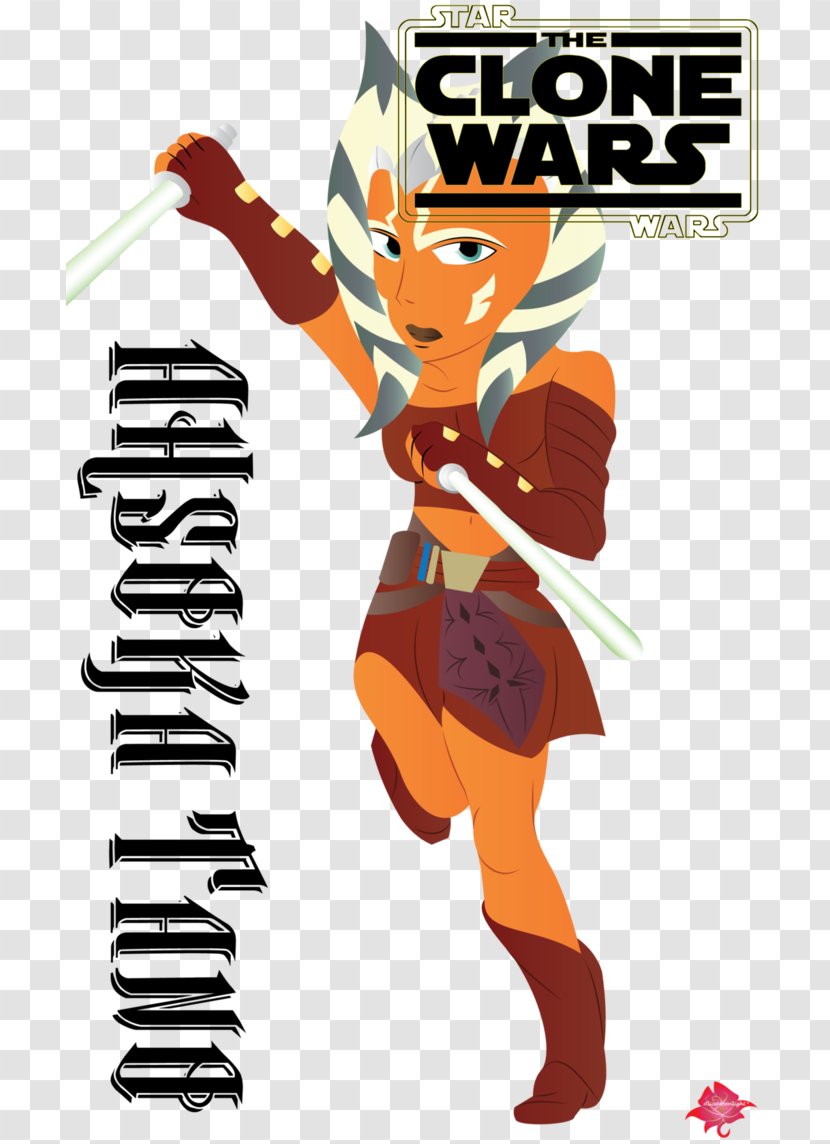 Topps Sticker Album Star Wars Clip Art - Character - Ahsoka Tano Transparent PNG