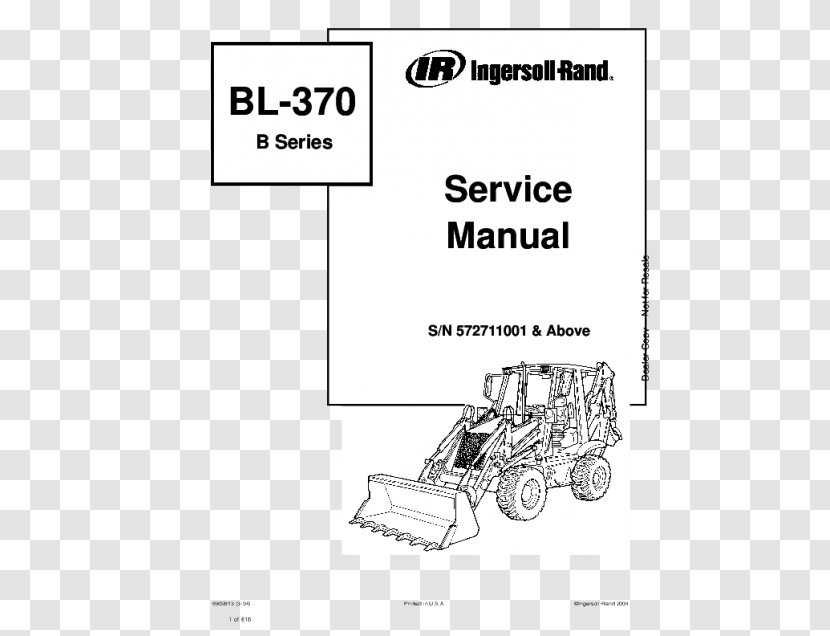Paper Motor Vehicle Bobcat Company Design Backhoe - Book Transparent PNG