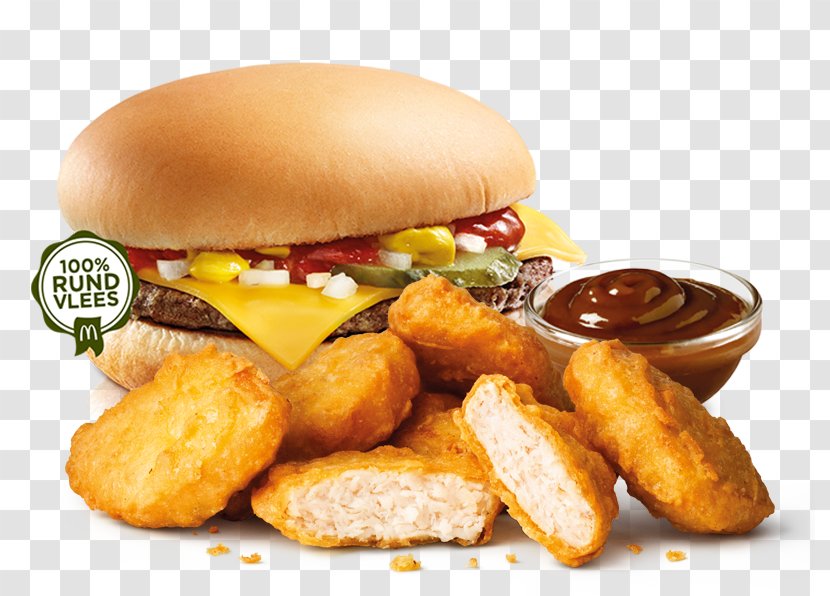 French Fries McDonald's Chicken McNuggets Nugget Fast Food Hamburger - Buffalo Burger - Mcdonalds Transparent PNG