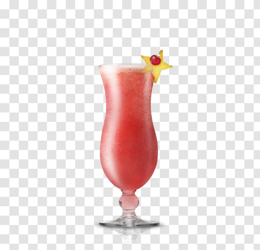 Piña Colada Daiquiri Bacardi Cocktail Sea Breeze Garnish - Frame - Strawberry Drink Transparent PNG