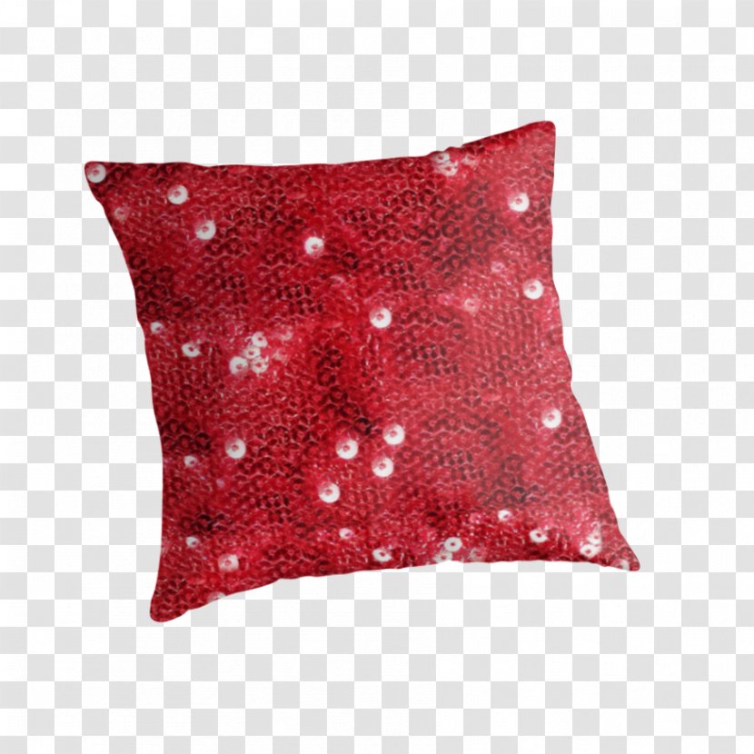 Throw Pillows Cushion Red Laptop - Sequin Transparent PNG