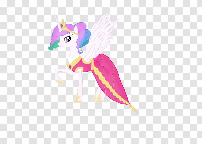 Princess Celestia Luna Pinkie Pie Dress Pony - Mythical Creature Transparent PNG