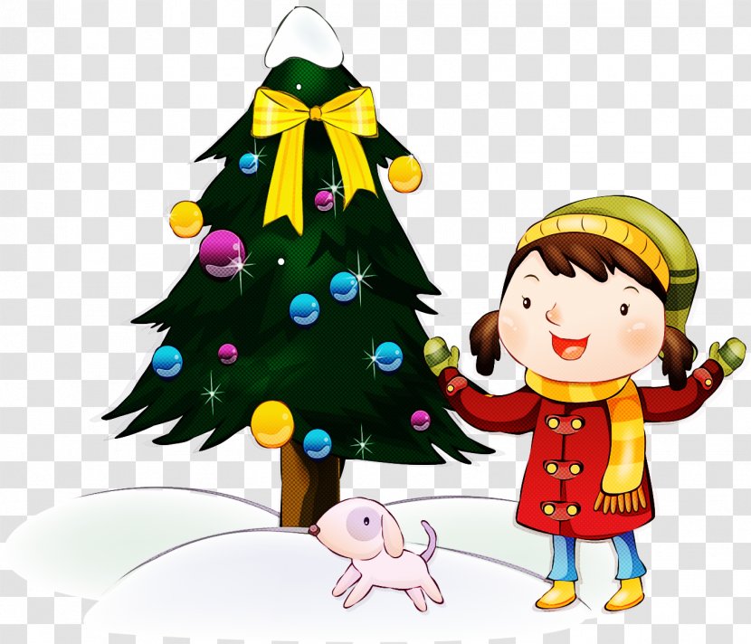 Christmas Tree - Cartoon - Interior Design Transparent PNG