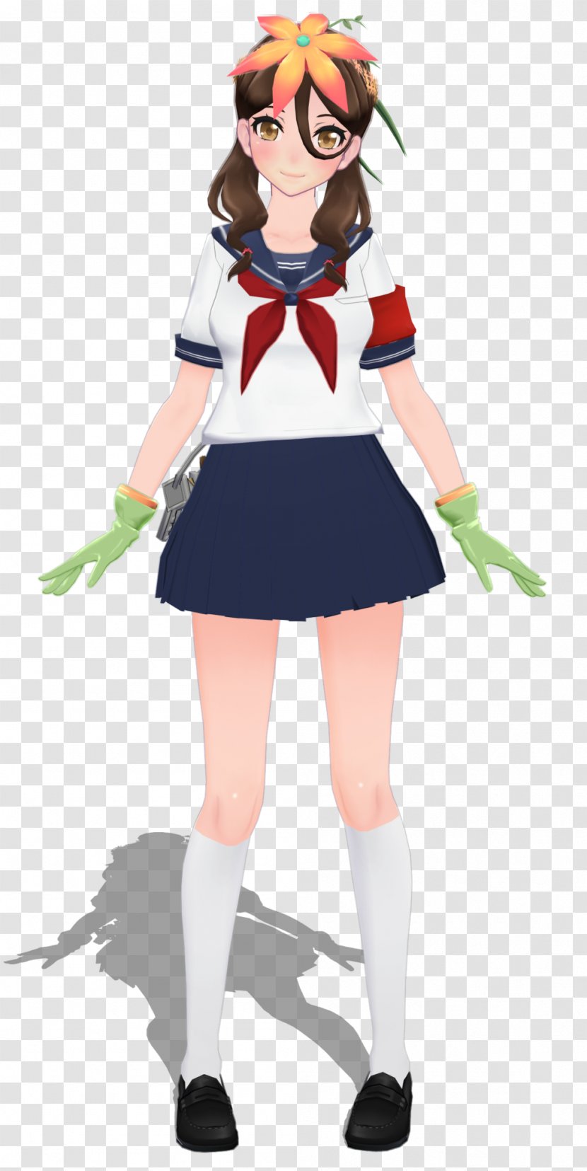 Yandere Simulator Clothing DeviantArt - Frame - Flowers Skirt Transparent PNG