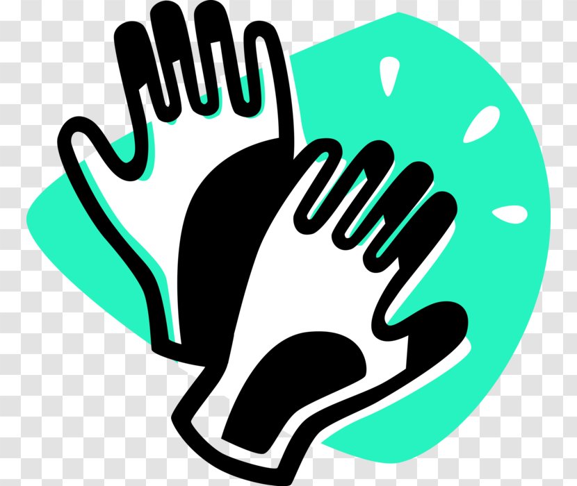 Clip Art Green Headgear Logo Finger - Gloves Clipart Transparent PNG