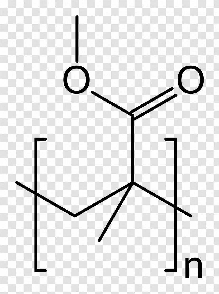 Poly Chemical Formula Methyl Group Structural Skeletal - Plastic - Resin Transparent PNG