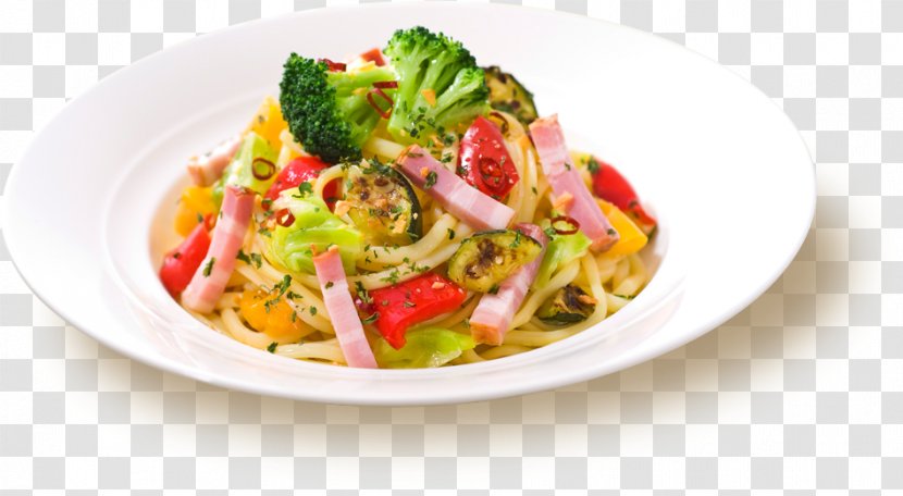 Spaghetti Alla Puttanesca Chinese Noodles Taglierini Vegetarian Cuisine Lo Mein - Thai Food - Pasta Transparent PNG