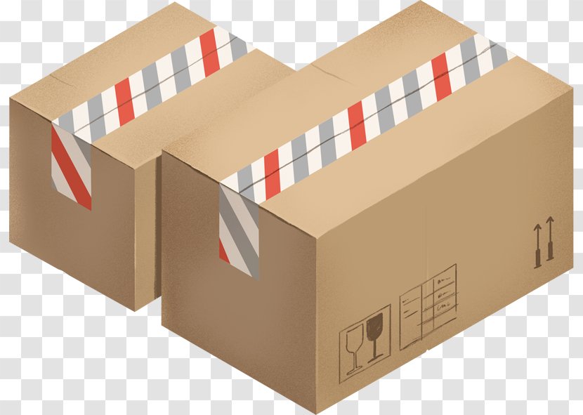 Parcel Package Delivery Cardboard Trinet Express Box - Shipping - Packing Materials Transparent PNG