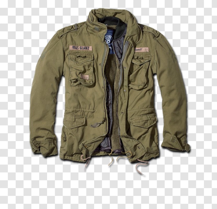 M-1965 Field Jacket Feldjacke Military Lining - Olive - Fashion Brand Transparent PNG