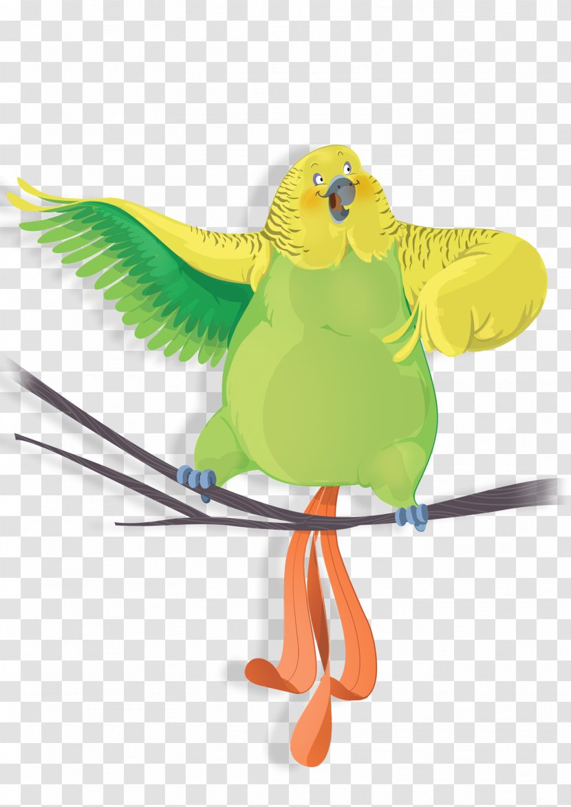 Bird Parrot Green Parakeet Macaw - Ipad 1 - Flock Transparent PNG
