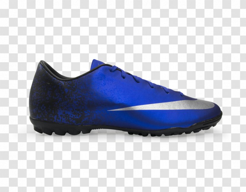 Blue Nike Mercurial Vapor Cleat Football Boot - Outdoor Shoe Transparent PNG