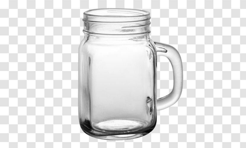 Mason Jar Mug Lid Glass - Transparent Transparent PNG
