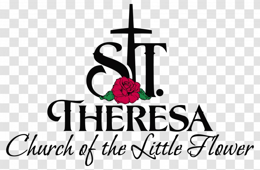 St Theresa's Church Of The Little Flower Catholic Logo Parish Sacraments - Cordele - Theresa May Transparent PNG