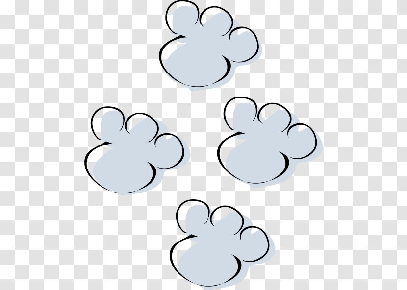 Easter Bunny Leporids Rabbit Footprint Clip Art - White - Animated Footsteps Cliparts Transparent PNG