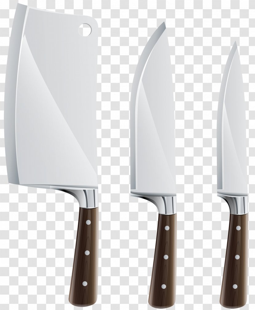 Chef's Knife Kitchen Knives Clip Art - Fork Transparent PNG