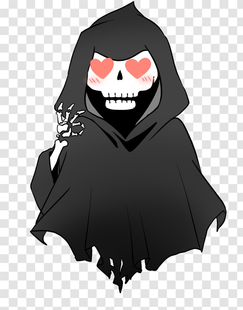 Character Animated Cartoon Black M - Grimm Reaper Transparent PNG