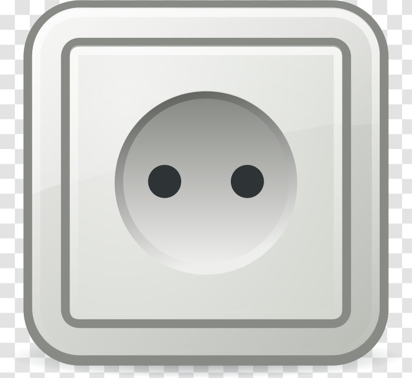 AC Power Plugs And Sockets Network Socket Icon Clip Art - Smiley Transparent PNG