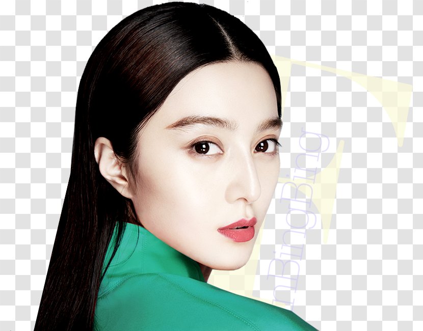 Fan Bingbing One Night Surprise Eyebrow Photography Cheek - Heart - Star Beauty Transparent PNG
