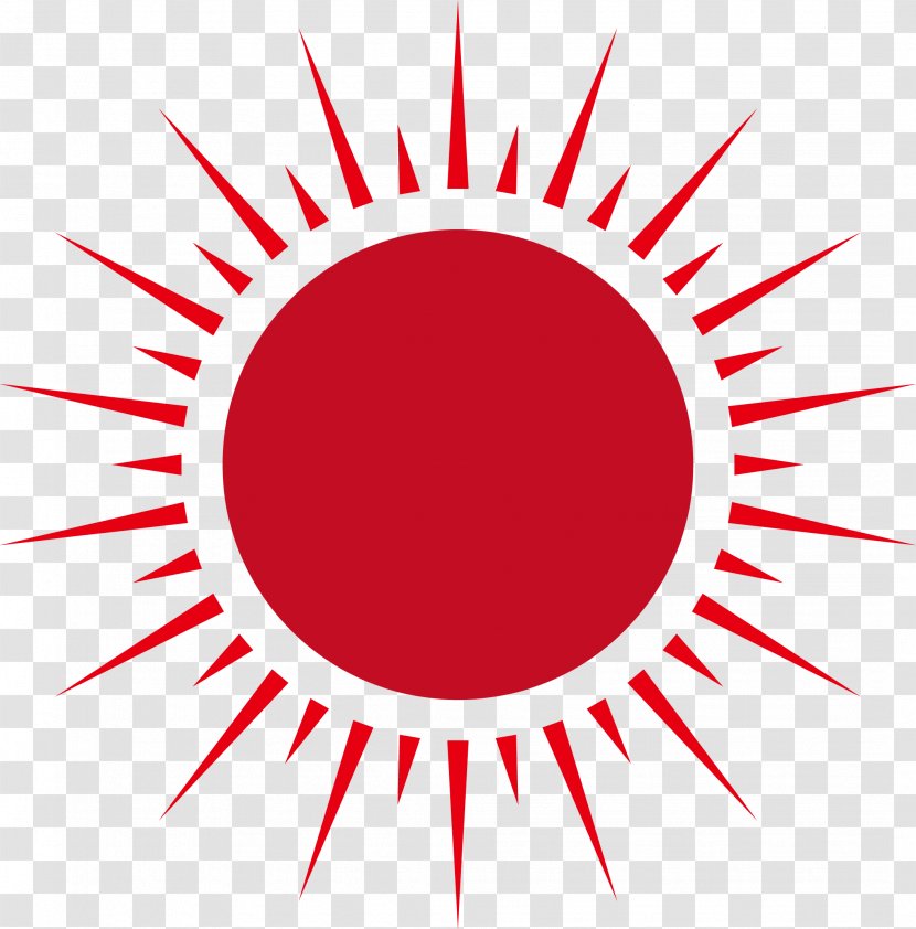 Logo Red Stock Illustration - Symbol - Sun Transparent PNG