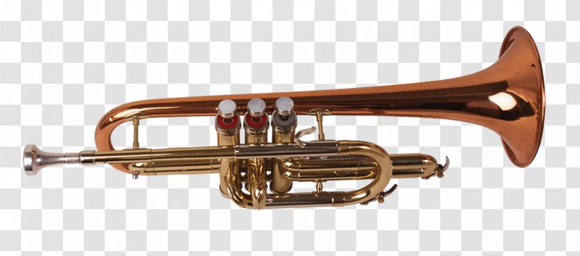 Trumpet Musical Instrument Tuba Trombone Flugelhorn - Frame - Metal Instruments Transparent PNG