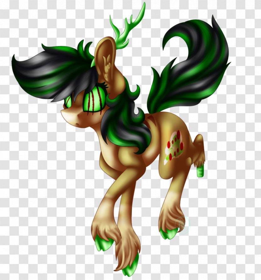 Fairy Horse Cartoon Figurine - Antler Transparent PNG