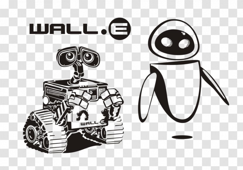 EVE YouTube Drawing - Black - Wall-e Transparent PNG