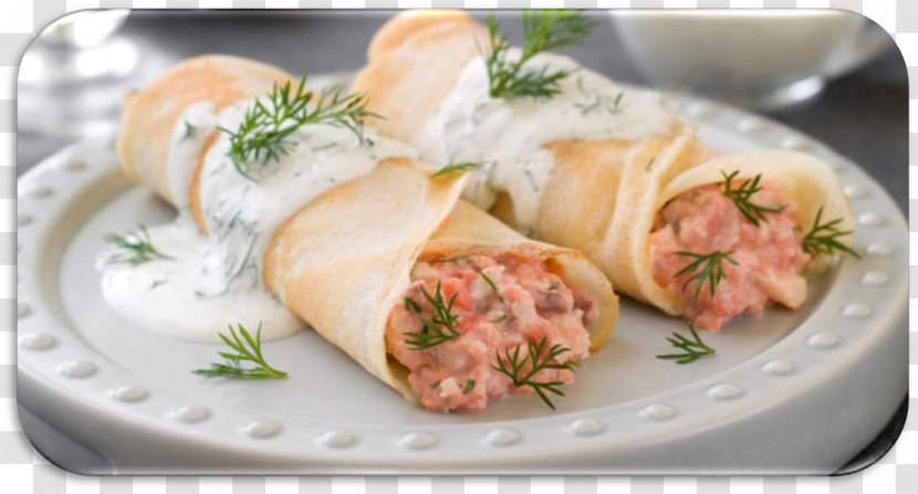 Crêpe Pancake Stuffing Smoked Salmon Recipe - Salt Transparent PNG