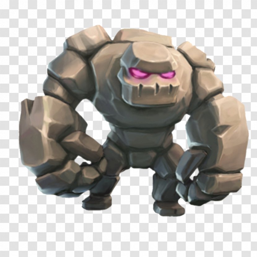 Clash Of Clans Royale Golem Witchcraft Giant - Game Transparent PNG