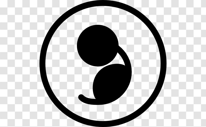 Fetus Fetal Growth AIDS Clip Art - Black And White - Pregnancy Transparent PNG
