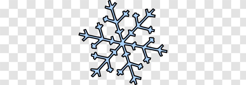 Snowflake Clip Art - Point - Snowflakes Clipart Transparent PNG
