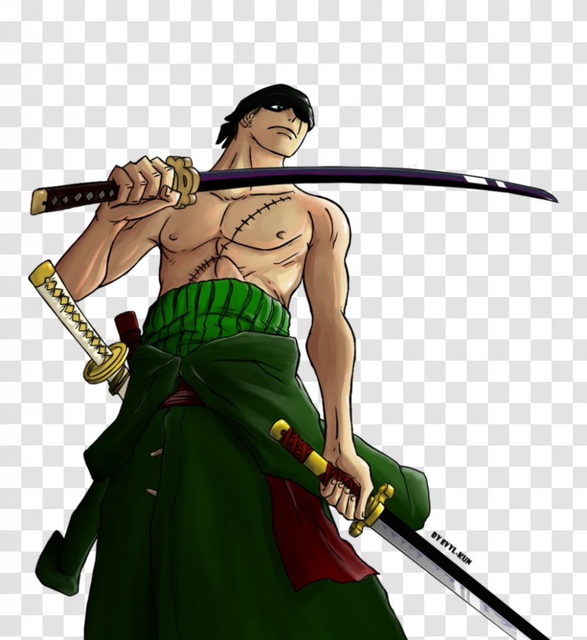 Roronoa Zoro Monkey D. Luffy One Piece - Silhouette - ZORO Transparent PNG