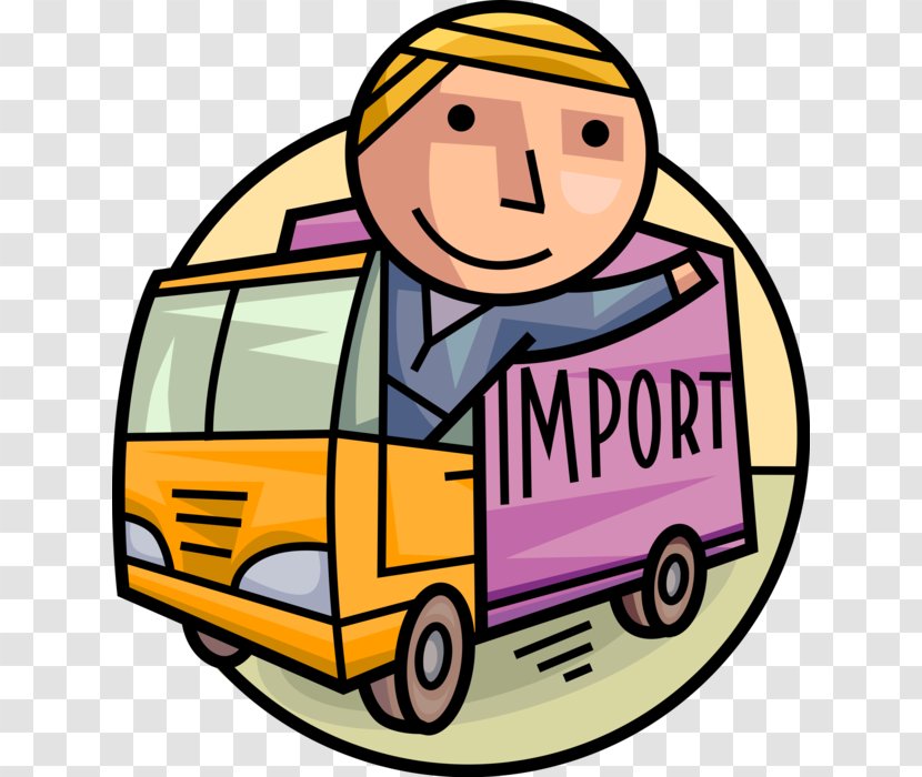 Import Clip Art Product Goods International Trade - Car - Importing Vector Transparent PNG