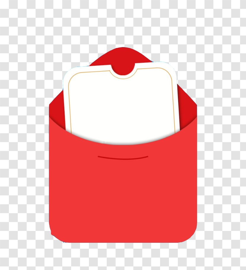 Red Envelope - Hand-painted Envelopes Transparent PNG