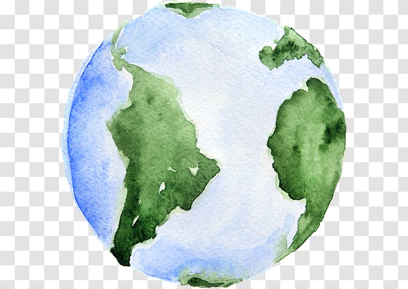 Earth Watercolor Painting Royalty-free - Library Transparent PNG