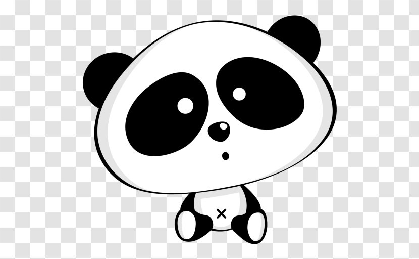 Giant Panda Bear Red Clip Art Image - Artwork Transparent PNG