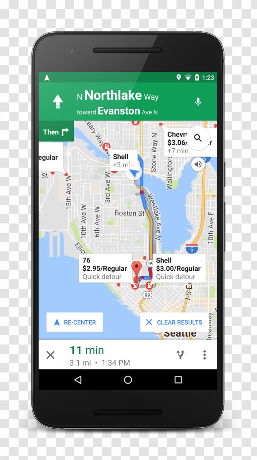 Google Maps Turn-by-turn Navigation Voice - Mobile Device - Map Transparent PNG