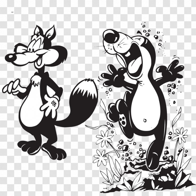 Mickey Mouse Image Vector Graphics Black And White - Designer - Squirrel Gif Transparent PNG