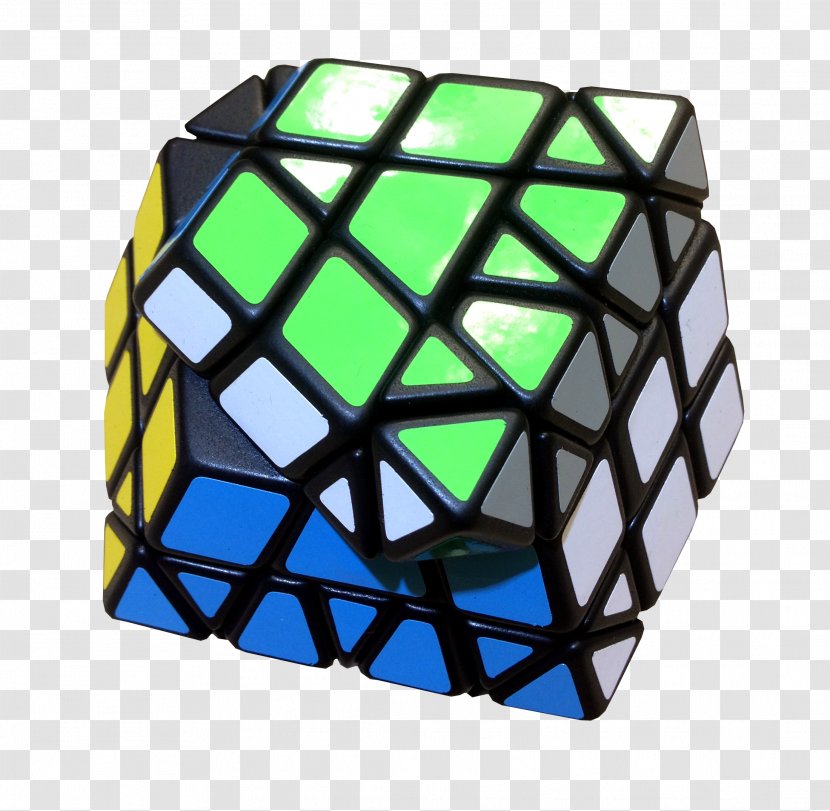 Rubik's Cube Puzzle Cobalt Blue - Geometric Thumb Picture Transparent PNG