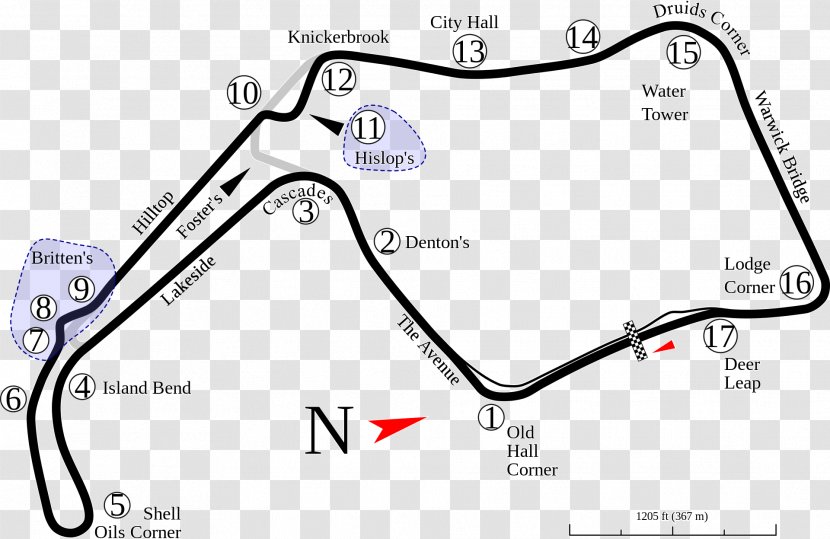 Oulton Park Donington Little Budworth Race Track Brands Hatch - Diagram - SERVIA Transparent PNG