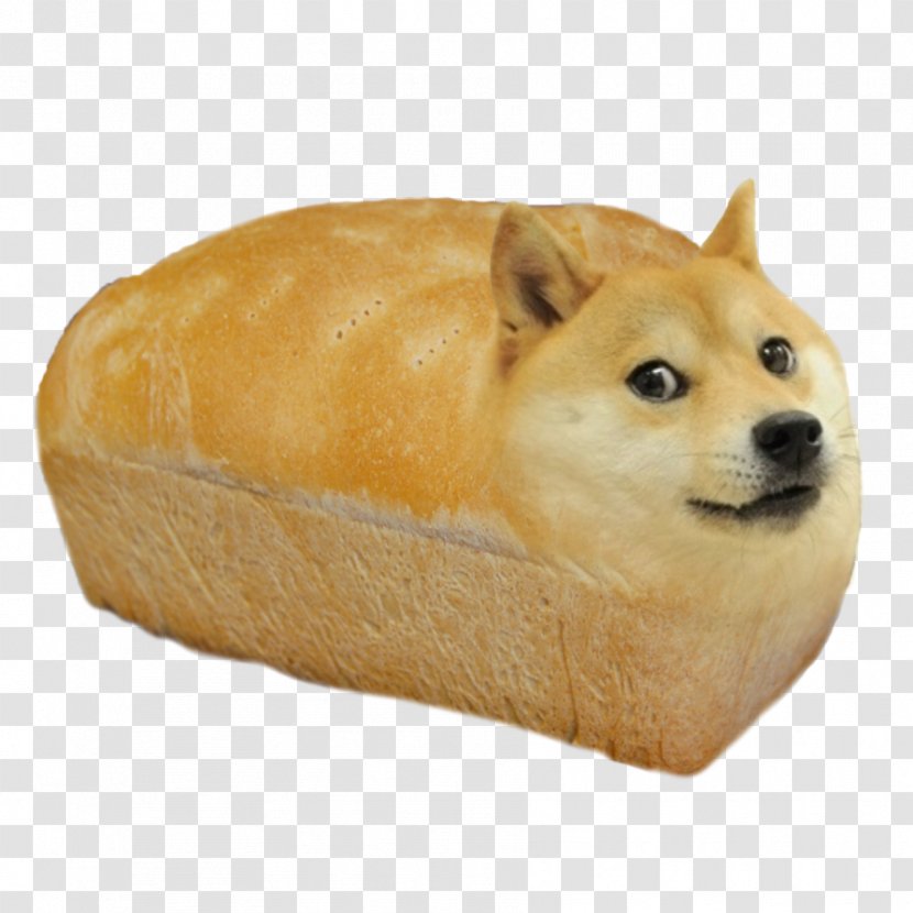 Doge Clicker Bread Loaf Dogecoin - Silhouette - Dogs Transparent PNG