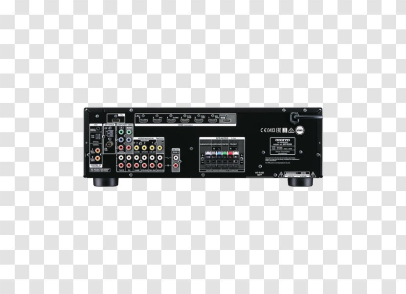 Home Theater Systems AV Receiver 5.1 Surround Sound Onkyo HT-S3700 - Electronic Device - Electronics Transparent PNG