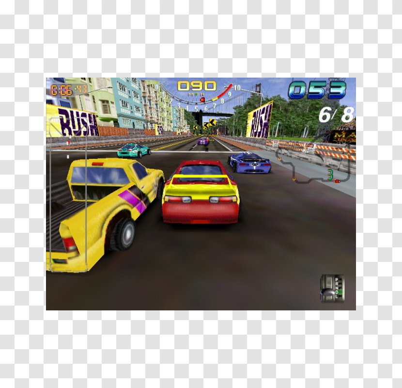 San Francisco Rush: Extreme Racing PlayStation 2 Nintendo 64 Car - Arcade Game Transparent PNG