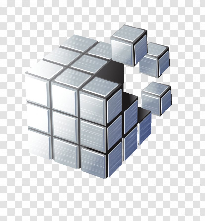 Drawing Photography Illustration - Silver Cube Transparent PNG