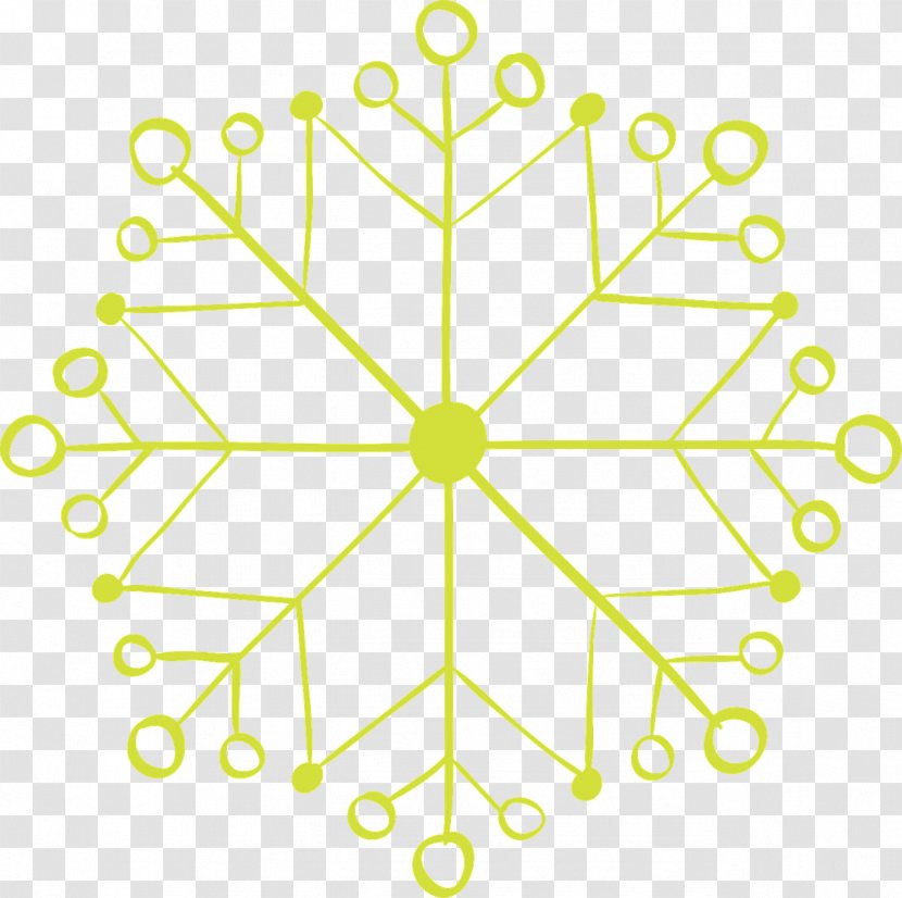 Snowflake Blue Ice Crystal Transparent PNG
