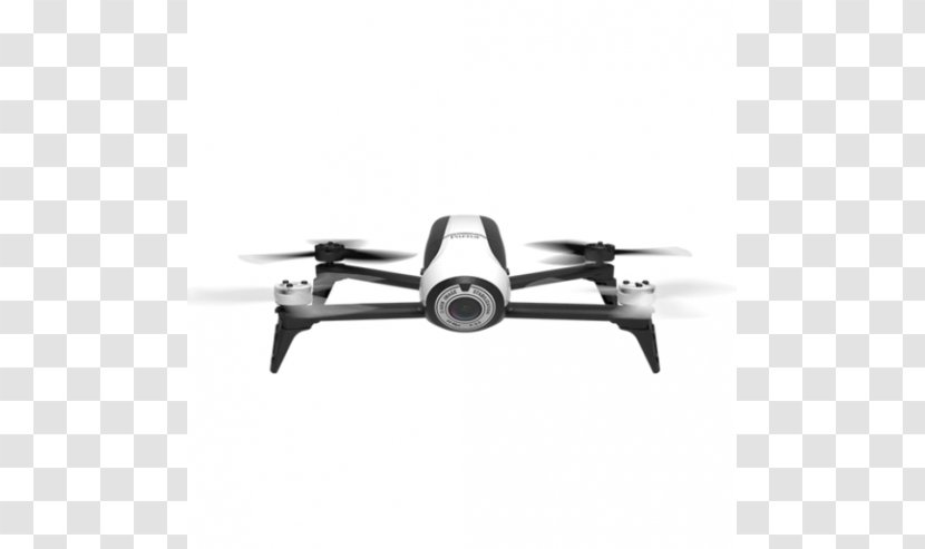 Parrot Bebop 2 Drone Unmanned Aerial Vehicle Quadcopter First-person View - Black And White - Hand Copter Transparent PNG