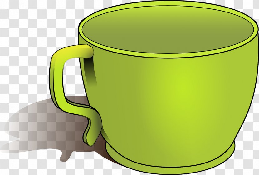 Tea Coffee Cup Clip Art - Tableware - Green Transparent PNG