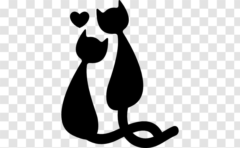 Cat Mouse Silhouette - Artwork Transparent PNG