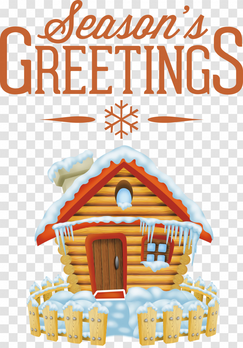 Seasons Greetings Christmas New Year Transparent PNG