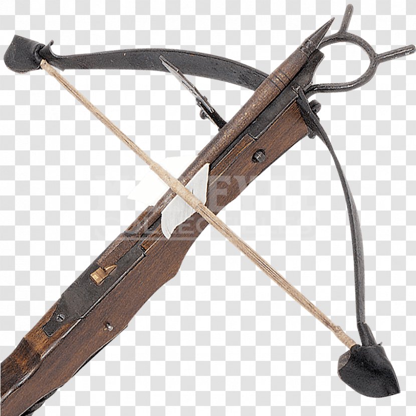 Middle Ages Crossbow Sling Weapon Medieval Warfare - Ranged - Giant Transparent PNG